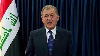   الرئيس العراقي يؤكد أن بلاده تجاوزت الأزمة الأمنية وتعيش حالة استقرار