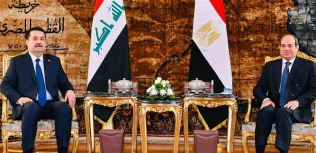 الرئيس السيسي يؤكد دعم مصر الثابت والراسخ لأمن واستقرار العراق الشقيق