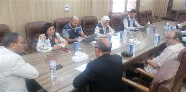 وفد الصحة العالمية يشيد بالخدمات الطبية والعلاجية بمستشفيات جامعة أسوان المقدمة للسودانين 