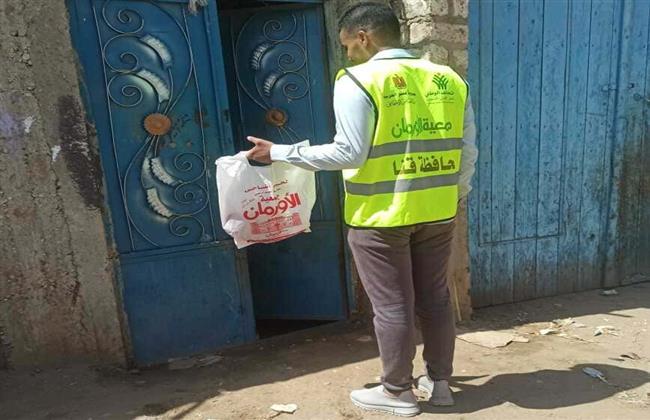 الأورمان توزع لحوم مجانًا على 600 أسرة بقرى بمحافظة قنا