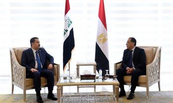   رئيس وزراء العراق يؤكد أهمية متابعة تنفيذ خريطة الطريق مع مصر