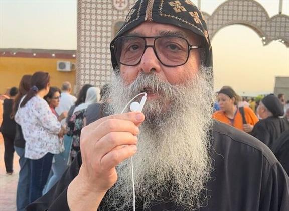 القمص بيجول الأنبا بيشوى يشارك فى الإحتفال بعيد استشهاد القديس أبسخيرون القلينى