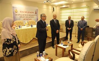 ندوة "دور البحث العلمي لمواجهة  ظروف التغيرات المناخية علي الانتاج الزراعي بين الواقع و المأمول"بجنوب الوادي