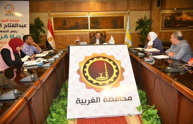 محافظ الغربية: يناقش الموقف التنفيذي لـ 874 مشروعا بحياة كريمة زفتى