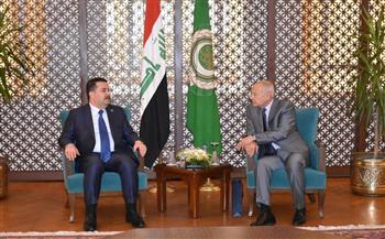   أبو الغيط لرئيس وزراء العراق: بغداد تقوم بدور مهم في الشرق الأوسط