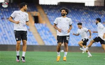 منتخب مصر يختتم تدريباته قبل مواجهة غينيا