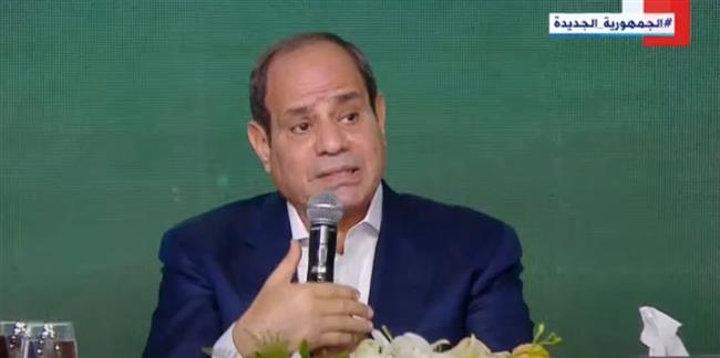 الرئيس السيسي: نستطيع معا كدولة وشعب أن نتغلب على كافة التحديات