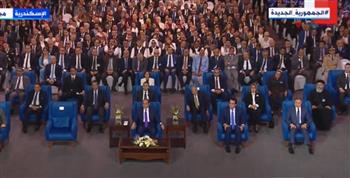   الرئيس السيسى يشهد افتتاح مستشفى كوم حمادة التخصصى ووحدة زرع النخاع
