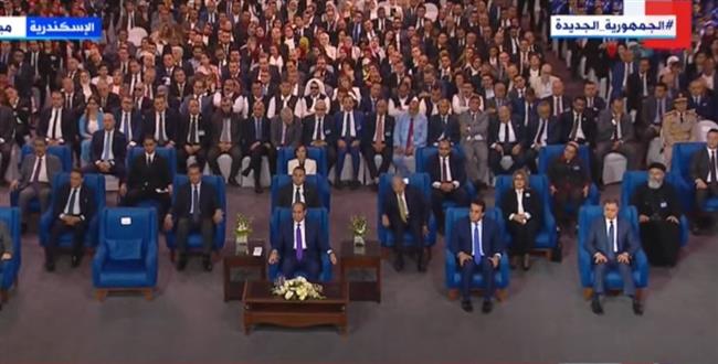 الرئيس السيسى يشهد افتتاح مستشفى كوم حمادة التخصصى ووحدة زرع النخاع