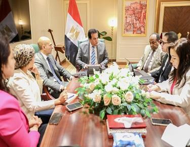 وزير الصحة يعقد اجتماعاً لمتابعة أعمال تنفيذ المبادرة الخاصة بجلطات القلب الحادة «كل ثانية حياة»