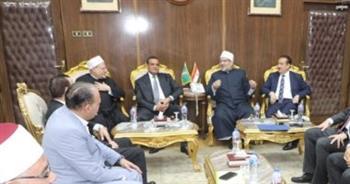 محافظ المنوفية يستقبل وزراء التنمية المحلية والأوقاف ومفتي الجمهورية