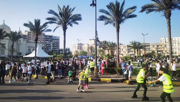 برعاية الوزارة والمحافظة.. انطلاق رالي بورسعيد للتزلج بالعجلات