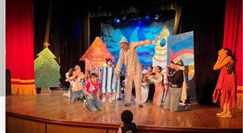   استمرار العرض المسرحى «مدينة الثلج» لفرقة قصر ثقافة الطفل بدمنهور 