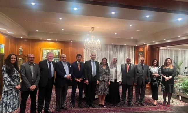 وزير الشباب والرياضة يلتقي مسئولي بعثة الأولمبياد الخاص المشاركة في الألعاب العالمية الصيفية