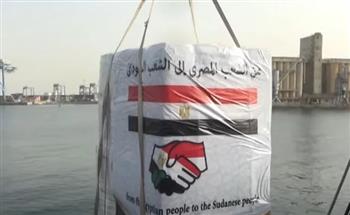   مصر تقدم مئات الأطنان من المساعدات الإغاثية إلى السودان بحرا