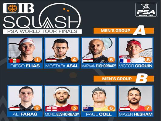 مصر تستضيف بطولة العظماء الثمانية للاسكواش