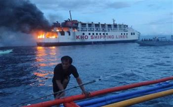   اندلاع حريق في عبارة فلبينية على متنها 120 شخصا