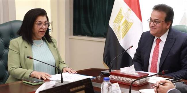 وزير الصحة يبحث استعدادات مصر لاستضافة المؤتمر العالمي للسكان والتنمية