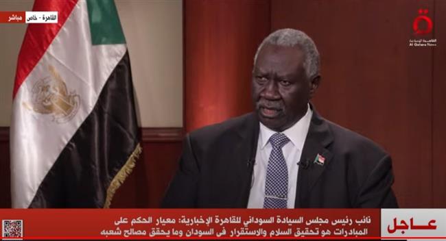 نائب رئيس مجلس السيادة السوداني: ناقشت مع الرئيس السيسي تداعيات الحرب على مصر