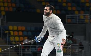 زياد السيسي يتوج بذهبية سلاح السيف ببطولة إفريقيا