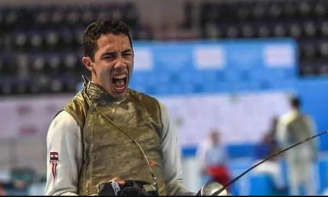 محمد حمزة يتوج بذهبية سلاح الشيش ببطولة أفريقيا للمبارزة