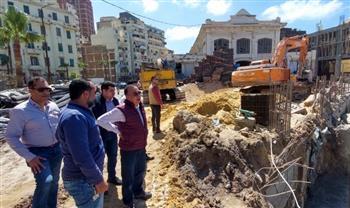 محافظ الإسكندرية يتابع آخر مستجدات أعمال مشروع تطوير حلقة السمك