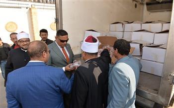 حياة كريمة:61 طن لحوم إجمالى دفعات إطعام الطعام بالدقهلية
