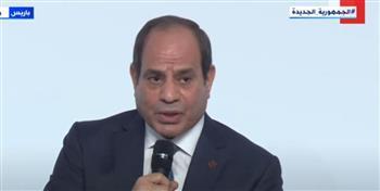 الرئيس السيسي: رؤية مصر في تحقيق "النمو الأخضر" ترتكز على توفير فرص عمل