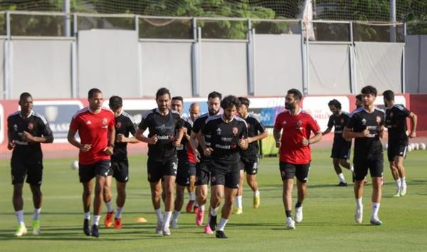الأهلي يواصل تدريباته استعدادا لمباراة منتخب السويس في كأس مصر