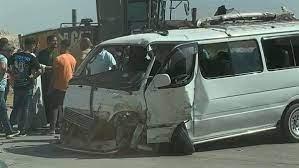   إصابة 4 أشخاص في تصادم سيارة ميكروباص بطريق الخطاطبة