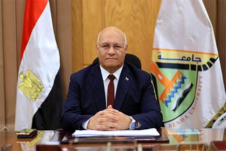 رئيس جامعة بنها يستقبل وفدًا من الكنيسة الأرثوذكسية للتهنئة بعيد الأضحى