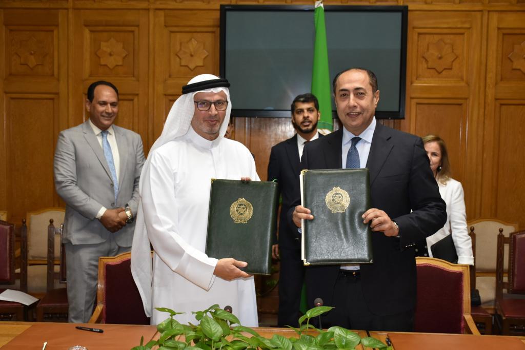 جامعة الدول العربية توقع اتفاق تعاون مع الشبكة العربية للبث المشترك