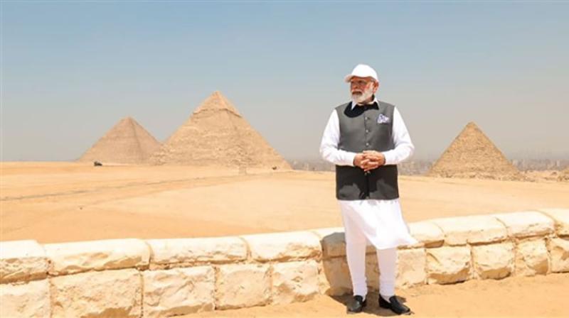 ناريندرا مودي: زيارتي لمصر تاريخية وستضيف قوة جديدة للعلاقات بين الهند ومصر