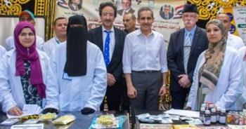 فحص وعلاج 1202 حالة بقافلة جامعة طنطا الطبية ببسيون لدعم مبادرة حياة كريمة