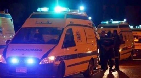 إصابة شخصين سقطا من قطار شبرا الخيمة بالقليوبية