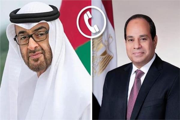 الرئيس السيسي يهنئ هاتفيا الشيخ محمد بن زايد بحلول عيد الأضحى