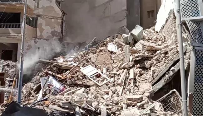 ارتفاع عدد ضحايا العقار المنهار بالإسكندرية إلى 4 أشخاص