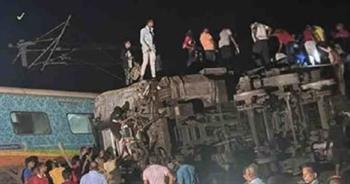    ارتفاع عدد ضحايا تصادم قطارين في الهند إلى 288 قتيلا