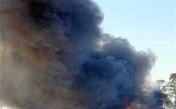 السيطرة على حريق فى أرض فضاء بجوار مستشفى العدوة بالمنيا