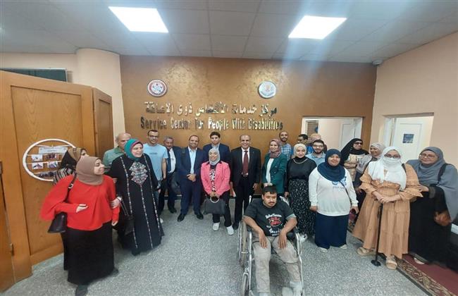 ورشة عمل لذوي الهمم بجامعة المنصورة للتعريف بمنح هيئة فولبرايت 