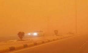 عاصفة ترابية جديدة تضرب مدينة أسوان