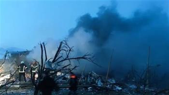 تهدم منزل وإصابة 13 شخصا.. هجوم صاروخي روسي على مدينة دنيبرو وسط أوكرانيا