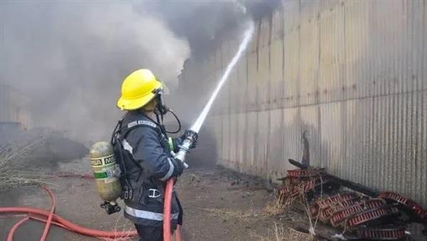 حريق داخل مجمع مدارس الشعراوي بفيصل 