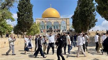 مستوطنون إسرائيليون يقتحمون الأقصى بحماية شرطة الاحتلال