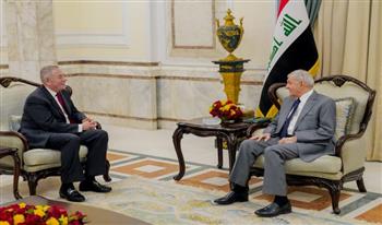   الرئيس العراقي يؤكد أهمية تعزيز العلاقات الثنائية مع الأردن