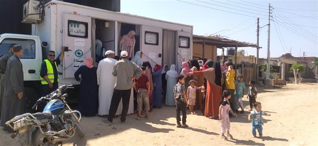 427 مواطن إجمالي المستفيدين لقافلة طبية بقرية الهدي والتقوى بوادي النطرون 