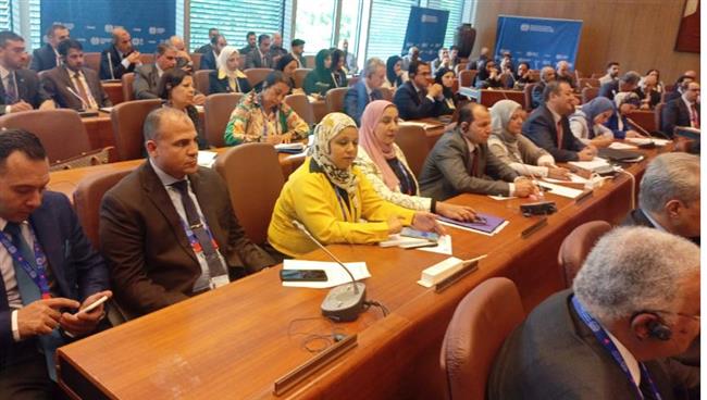 وزير العمل يتلقى تقارير من الفريق المشارك في لجان مؤتمر العمل الدولي بجنيف