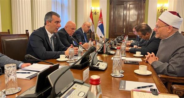 مفتي الجمهورية: مصر وصربيا حريصتان على تعزيز وترسيخ العلاقات الثنائية