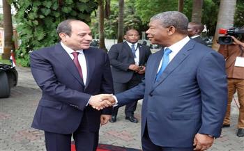   «الرئاسة» تنشر صور استقبال الرئيس الأنجولي للرئيس السيسي في لواندا