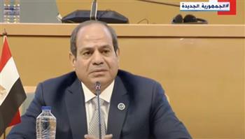 السيسى يعلن ترشح مصر لعضوية مجلس السلم والأمن الإفريقى للفترة 2024-2026